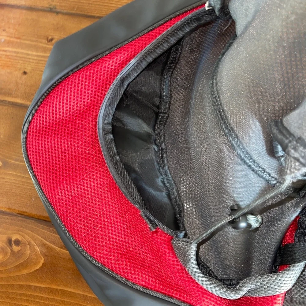 Pet Puppy Dog Mesh Sling Carry Pack Backpack Carrier Travel Tote Shoulder